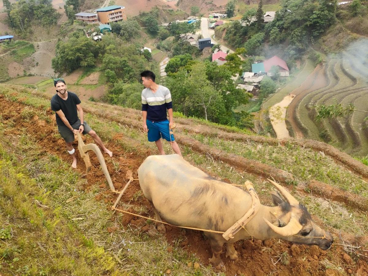 Indigenous Homestay- Trek- Food- Bus Mu Cang Chai Екстер'єр фото
