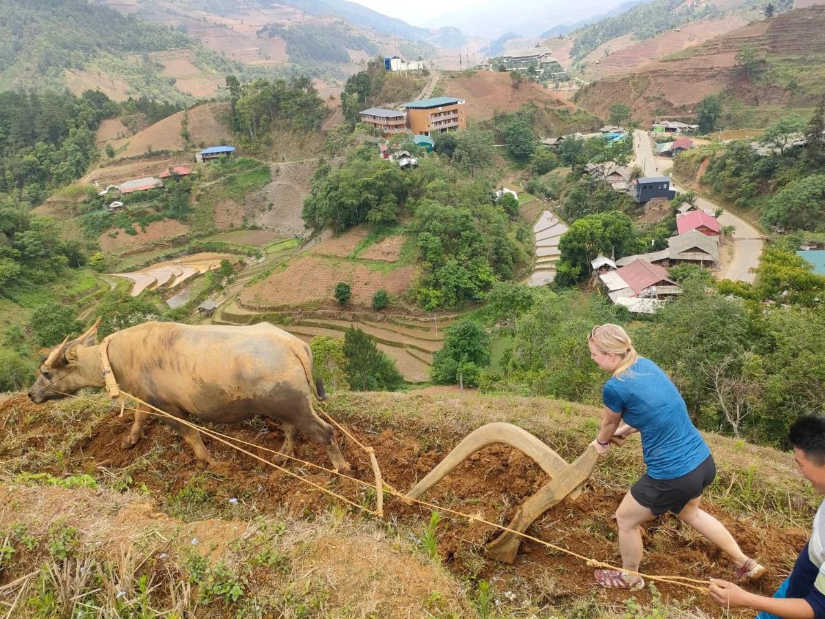 Indigenous Homestay- Trek- Food- Bus Mu Cang Chai Екстер'єр фото