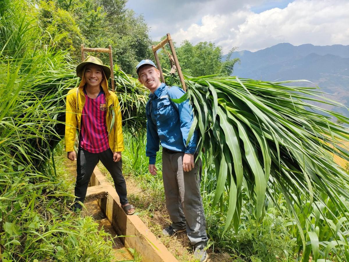 Indigenous Homestay- Trek- Food- Bus Mu Cang Chai Екстер'єр фото