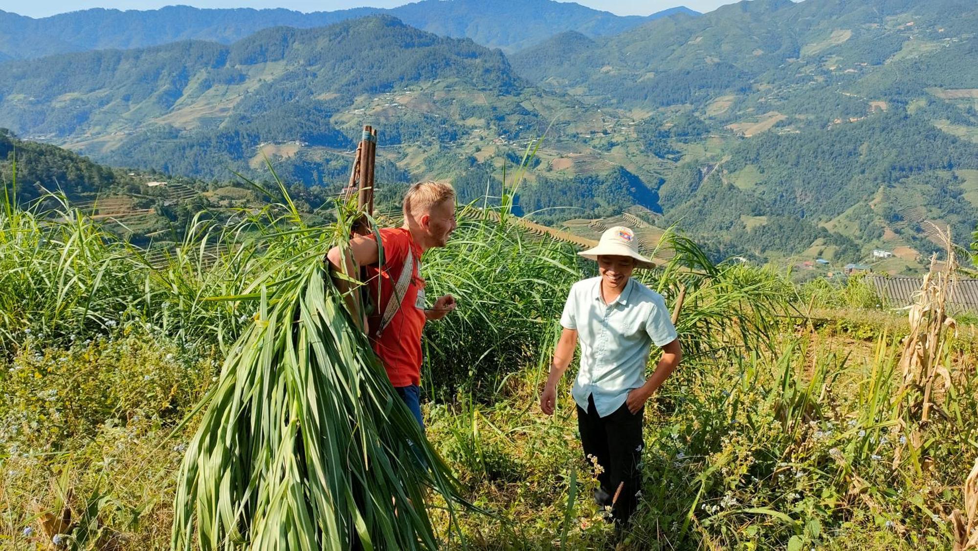 Indigenous Homestay- Trek- Food- Bus Mu Cang Chai Екстер'єр фото