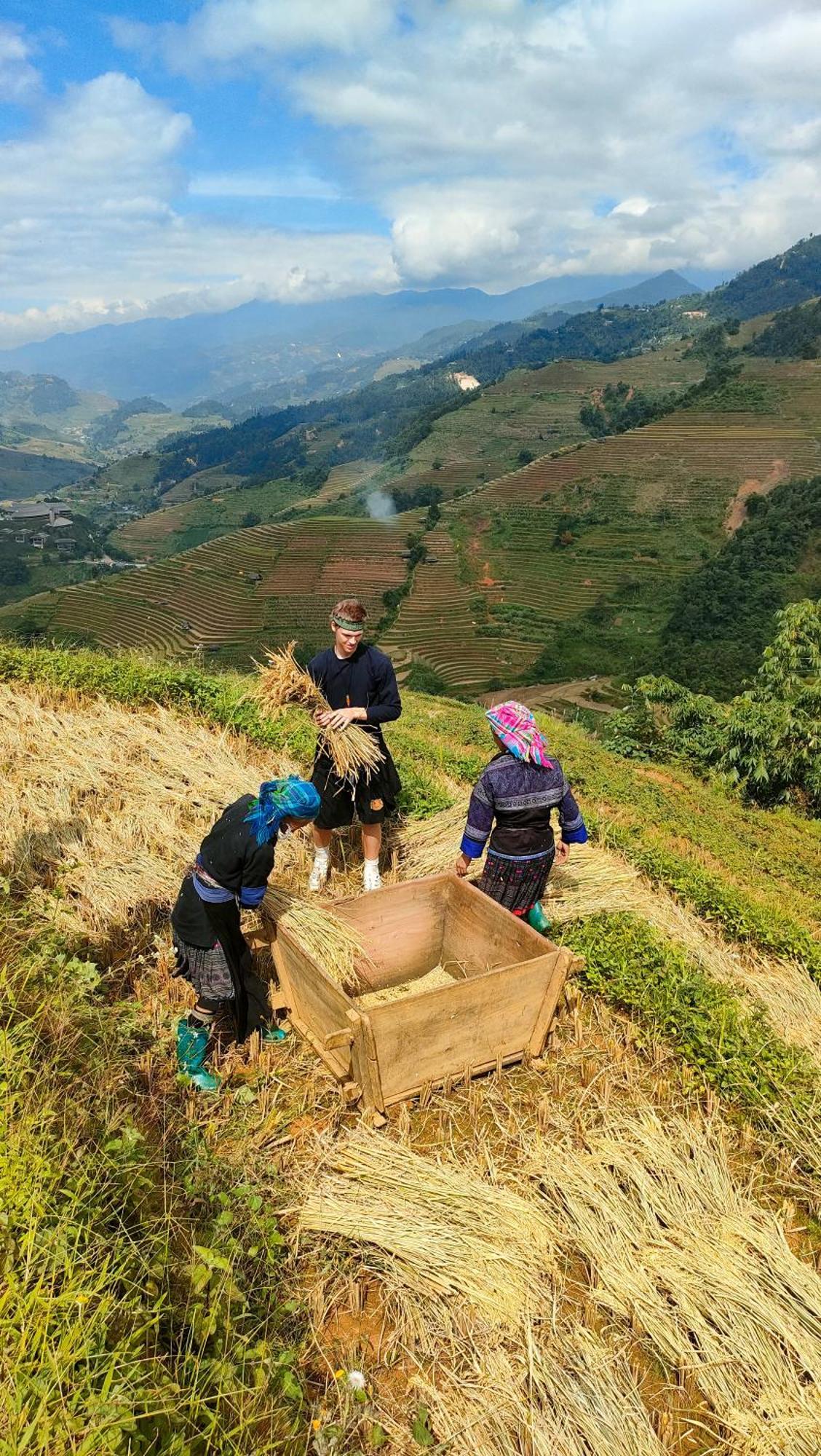 Indigenous Homestay- Trek- Food- Bus Mu Cang Chai Екстер'єр фото